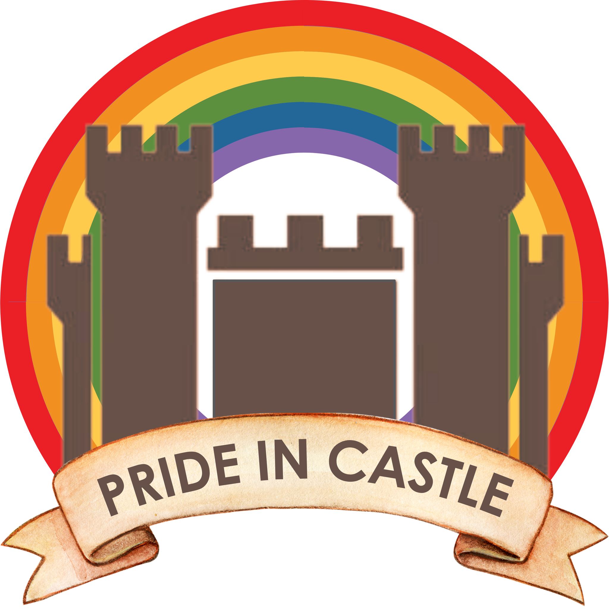 Pride in castle logo