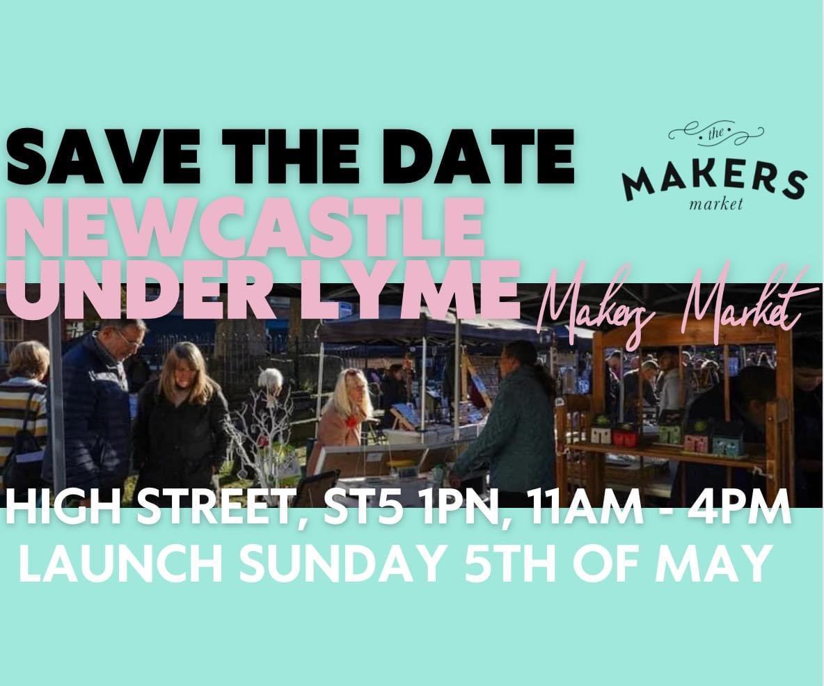 Newcastle-under-Lyme Borough Council, The Makers Market, artisan market, town centre, shopping, market
